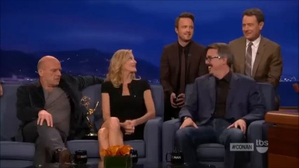 Conan O'Brien interviews the cast of Breaking Bad