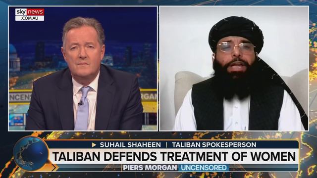 'Abject failures': Piers Morgan goes toe to toe with Taliban смотреть онлайн