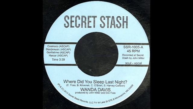 Wanda Davis - where did you sleep last night (instrumental) смотреть онлайн