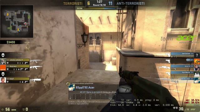 ACE(r) | B3pp0'92 on CS:GO смотреть онлайн