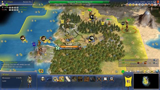 Lets Play Civ 4 Deity 16 (Ramesses) part 1 смотреть онлайн