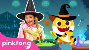 [4K] Witch Sharks Halloween Treats | Halloween Dance | Pinkfong Baby Shark
