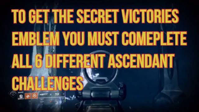 Destiny 2 Secret Victories emblem guide смотреть онлайн