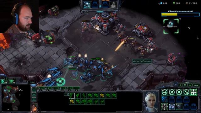 So I suck at base defence.... - StarCraft 2 Co-op Nova Level-up Part 1 смотреть онлайн