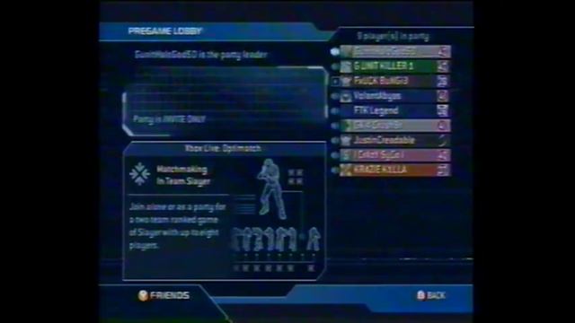 Halo 2 pregame lobby chat with cheaters.avi смотреть онлайн