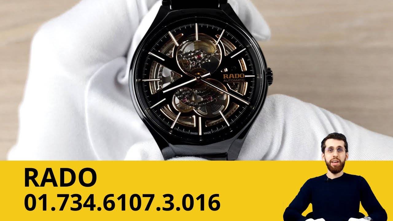 Чёрная Керамика / RADO 01.734.6107.3.016
