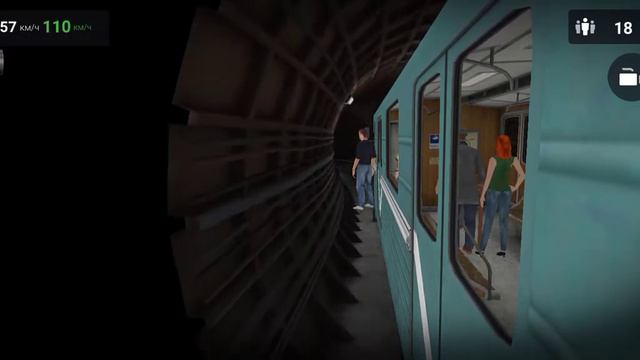 симулятор метро поезд метро Яуза(1) смотреть онлайн