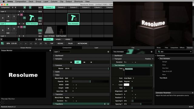 Resolume Arena 6 Tutorial _ Learn Cake Mapping (6_6) Adding Text смотреть онлайн