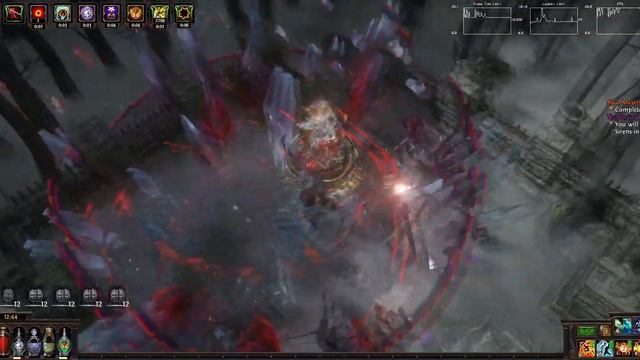 Path of Exile 3.13 - Ice Crash Slayer - Burial Chambers Map 100% Delirious FULL RUN, NO HEADHUNTER смотреть онлайн
