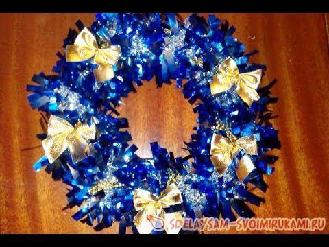 Рождественский венок своими руками смотреть онлайн