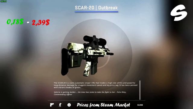 CS:GO - ALL SCAR-20 SKINS (2019) смотреть онлайн