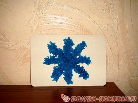 Снежинки из гофрированной бумаги своими руками смотреть онлайн