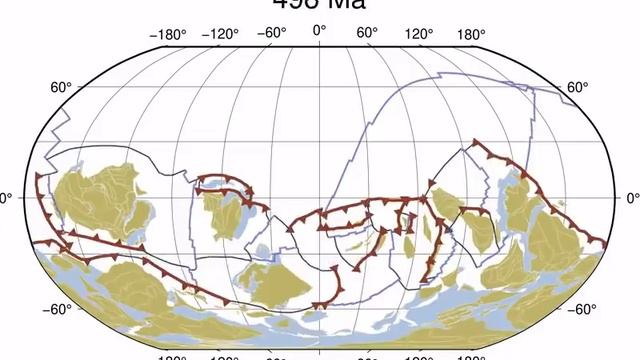 Plate tectonic evolution from 1 Billion years ago to the present. смотреть онлайн