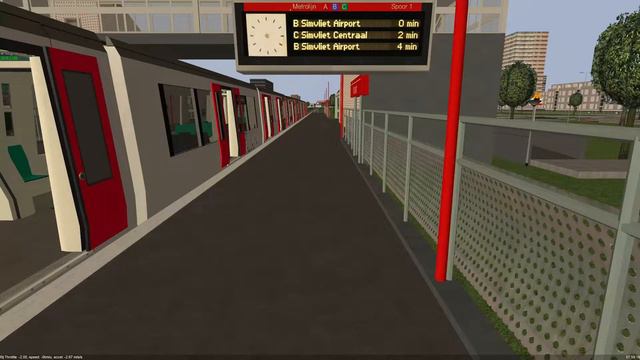 Metro Simulator Beta 3.17 #5 | Simvliet 2020 | Line B to De Molens. смотреть онлайн
