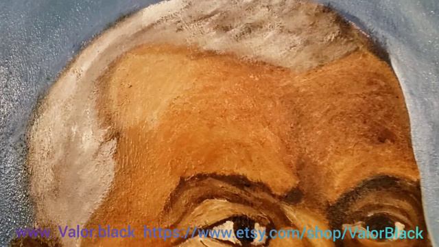 HOW TO FREEHAND OIL PAINT: Medal of Honor recipient Alexander Kelly смотреть онлайн