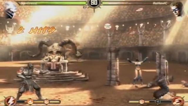 Mortal Kombat 9 SynGreed(Smoke) vs RaHaviC(Jonny Cage) смотреть онлайн