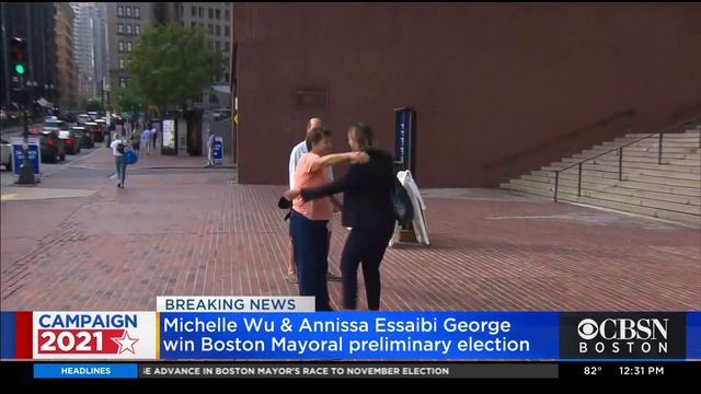 Michelle Wu And Annissa Essaibi George Advance In Boston Mayor's Race To November Election смотреть онлайн