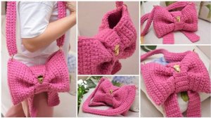 Видео Мастер-класс по вязанию сумочки Бантик