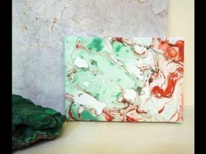 Как нарисовать картину под мрамор