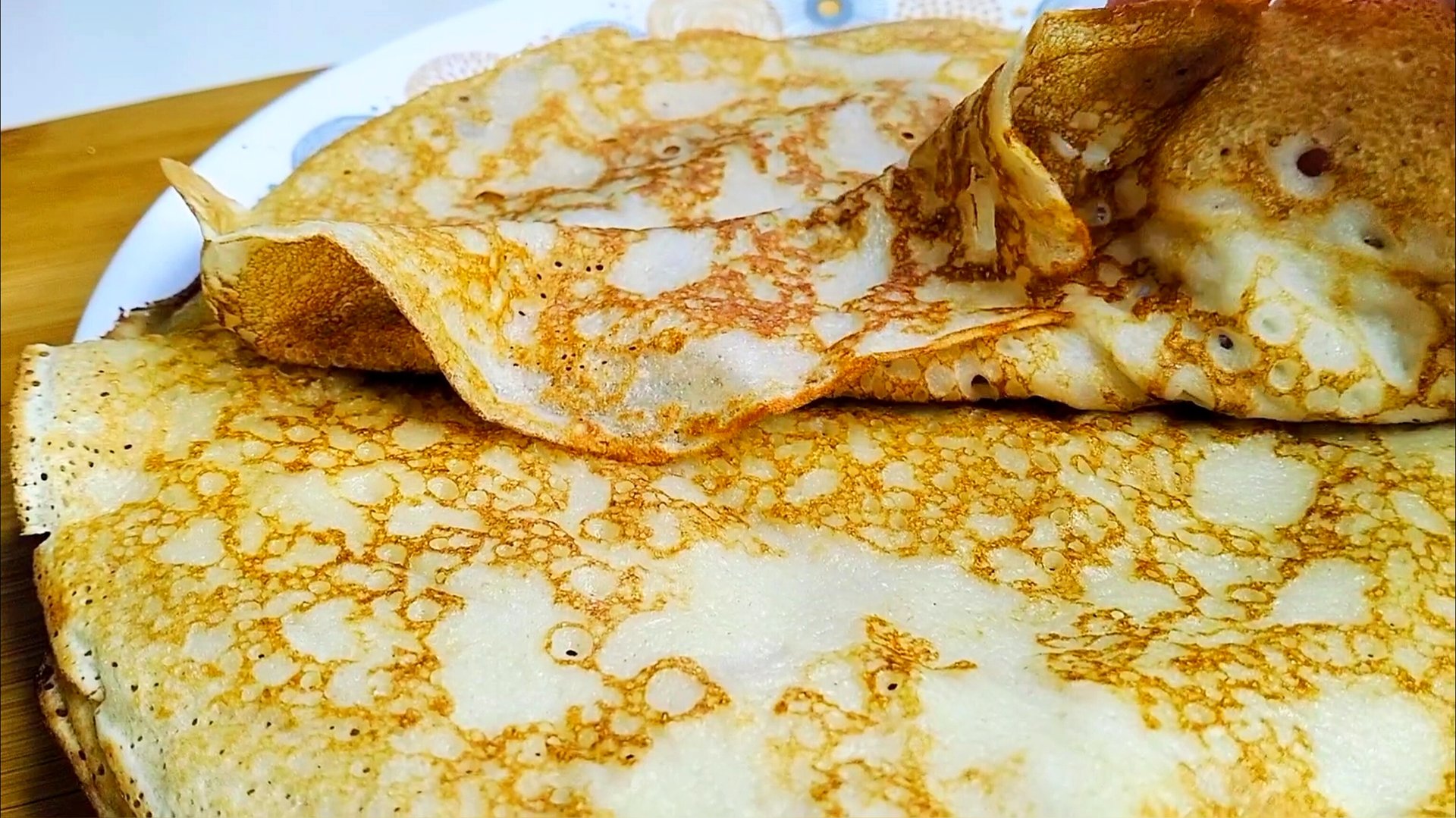 Блины с дырочками: рецепт тонких блинов на кефире смотреть онлайн