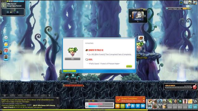 The Corrupted Fairy | Ellin Forest | Maplestory Quest Guide смотреть онлайн