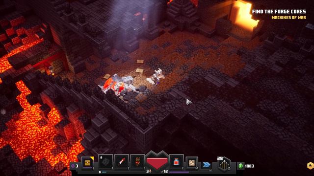 I defeated the Redstone Monstrosity! - Redstone Mines and Fiery Forge (Minecraft Dungeons ep. 4) смотреть онлайн