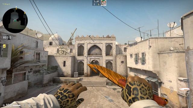 Knife Glove Combo Queen Jaguar Gloves and Gut Knife Tigertooth CS:GO смотреть онлайн
