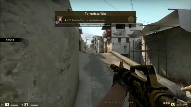 CS:GO - My short encounter with the M4a1s Golden Coil смотреть онлайн