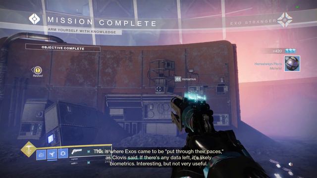 Exo Stranger Patrols | Eventide Ruins, Computer: "Put Through Their Paces" | Beyond Light смотреть онлайн