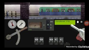 Симулятор Московского Метро 2D катаюсь на поезде 81-702 и 81-740  (Русич).