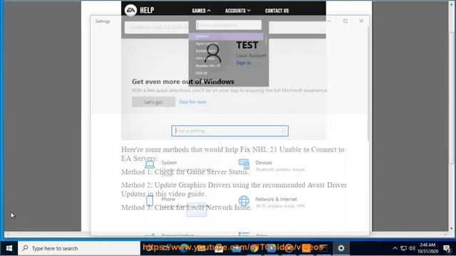 Fix NHL 21 Unable to Connect to EA Servers смотреть онлайн