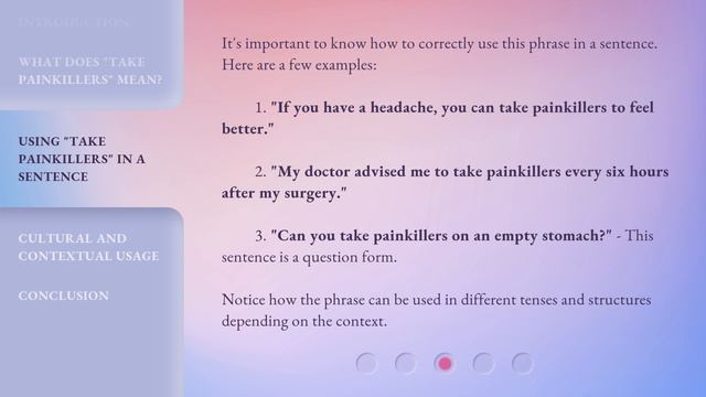 Understanding the Phrase "Take Painkillers" смотреть онлайн