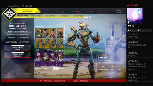 APEX LEGENDS! Thursday night..before I lift weight I want to try for a dub💪💯😈👊👊 смотреть онлайн