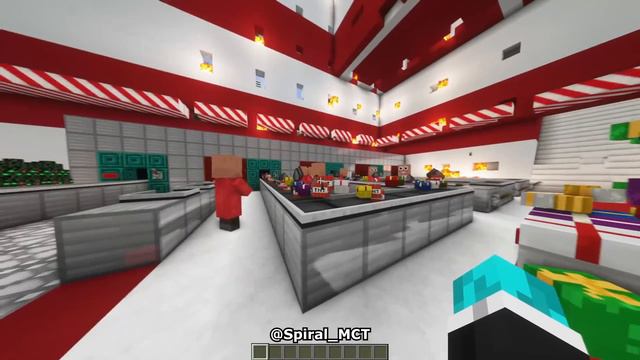 I Made 100 Villagers Simulate Christmas War Survival in Minecraft смотреть онлайн