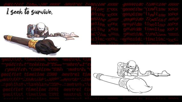 Underverse - Soulless Heart: Animatic [STORYBOARD VS FINAL ANIMATIC]