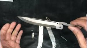 Складной нож Финка НКВД своими руками