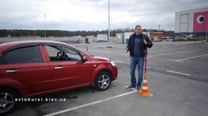 Заезд В Гараж Простой Способ, Парковка Задним Ходом В Бокс Или Между Машин Возле Супермаркета