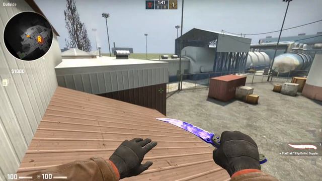 [CSGO] StatTrak™ Flip Knife | Doppler Sapphire Showcase смотреть онлайн
