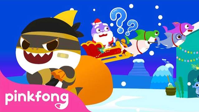 Thief Baby Shark Has Stolen Christmas! | 🎄 Christmas Stories | Pinkfong Official смотреть онлайн