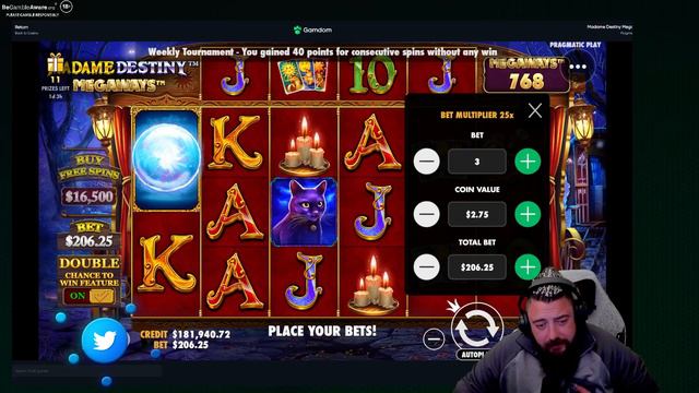 I spent over *$30,000* on Madame Destiny Megaways Hunting for the MAX WIN! смотреть онлайн