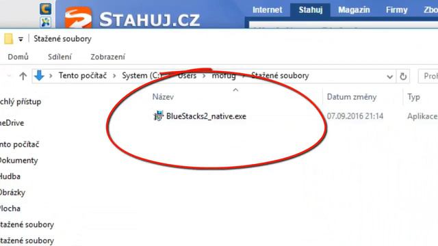 jak stáhnout blue stack смотреть онлайн