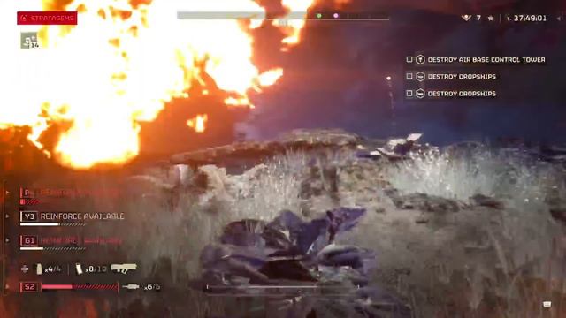 Helldivers 2: Suicide Difficulty: Pushing to 35 and Collecting Pink Samples смотреть онлайн