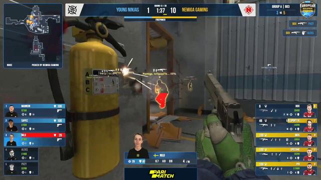 Young Ninjas vs Nemiga - EDC Season 2 - map2 - de_nuke [MintGod & StreamRoSS] смотреть онлайн