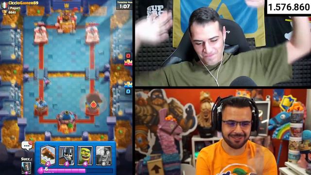 SFIDA GRAX vs CICCIO in TRIPLA STRATEGICA! - Clash Royale смотреть онлайн