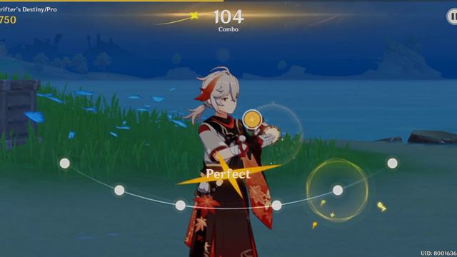 (Drumalong) Kazuha theme - Drifter's Destiny , Pro + speed 2, Discantus - Genshin Impact смотреть онлайн