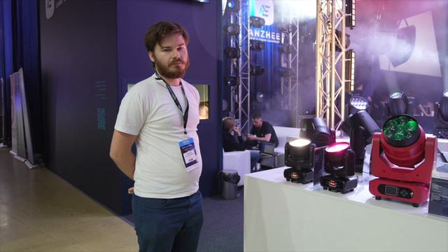 Light +Audio Tec 2024. Компактные прожекторы SPARROW и RAVEN на стенде Anzhee смотреть онлайн
