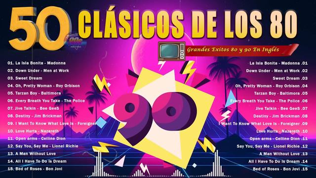 Las Mejores Canciones De Los 80 - Grandes Exitos De Los 80 En Ingles - Retromix 80 Y 90 En Inglés