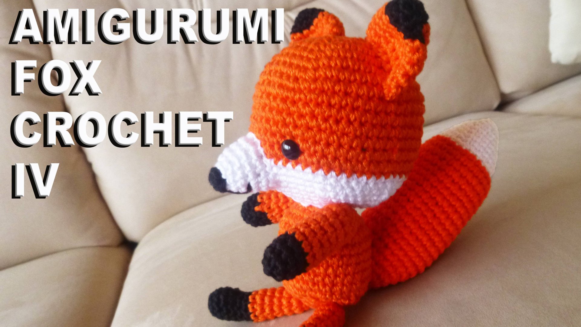 Амигуруми Лиса крючком Часть IV / Лисий хвост смотреть онлайн
