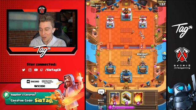 2.9 ELIXIR! ALL PROS LOVE THIS MINER CYCLE DECK! — Clash Royale смотреть онлайн
