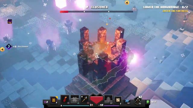 Let's Play Minecraft Dungeons (Apocalypse Mode)- Episode 20 Creeping Winter DLC смотреть онлайн